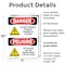 Signmission Do Not Operate Without Guards Bilingual Danger Sign, Plastic, 7in W x 10in L, 2PK OS-2PACK-DS-P-710-VS-1160 - alternate 6